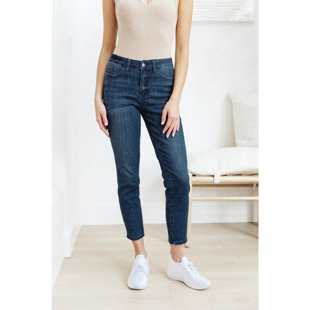 Mid-Rise Relaxed Fit Mineral Wash Jeans by JUDY BLUE 5 27